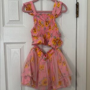 Old Navy Pink and Yellow Kids Matching Set
